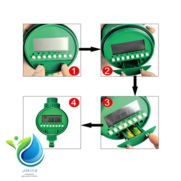تایمر آبیاری دیجیتالی آبکود