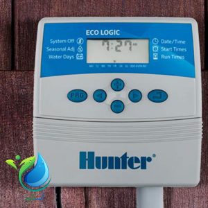 تایمر (کنترلر) آبیاری هانتر مدل اکولوژیک [Hunter Eco Logic] 4 ایستگاهه_آبکود