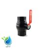 شیرتوپی 40 میلیمتر ماده دسته فلزی آبافرین 1/4 1 اینچ _آبکود