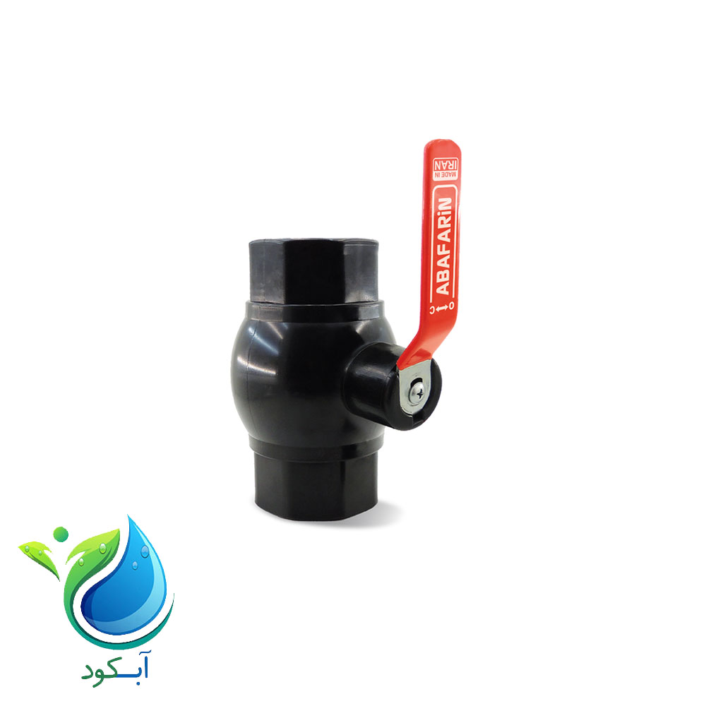 شیرتوپی 40 میلیمتر ماده دسته فلزی آبافرین 1/4 1 اینچ _آبکود