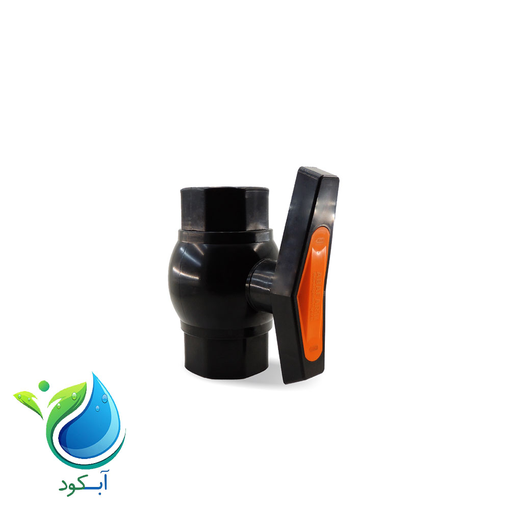 شیر توپی 1/2 اینچ ماده دسته پلیمری آب آفرین _آبکود