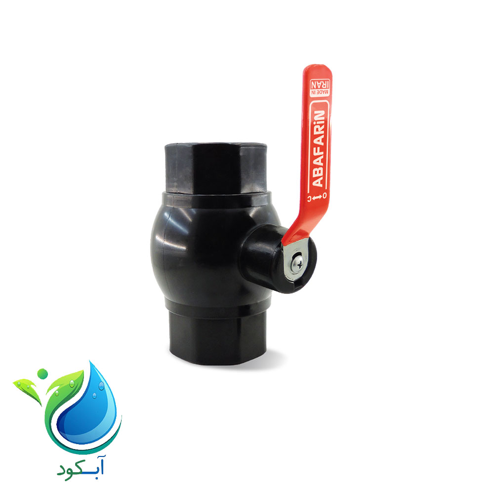 شیرتوپی 63 میلیمتر ماده دسته فلزی آبافرین 2 اینچ _آبکود