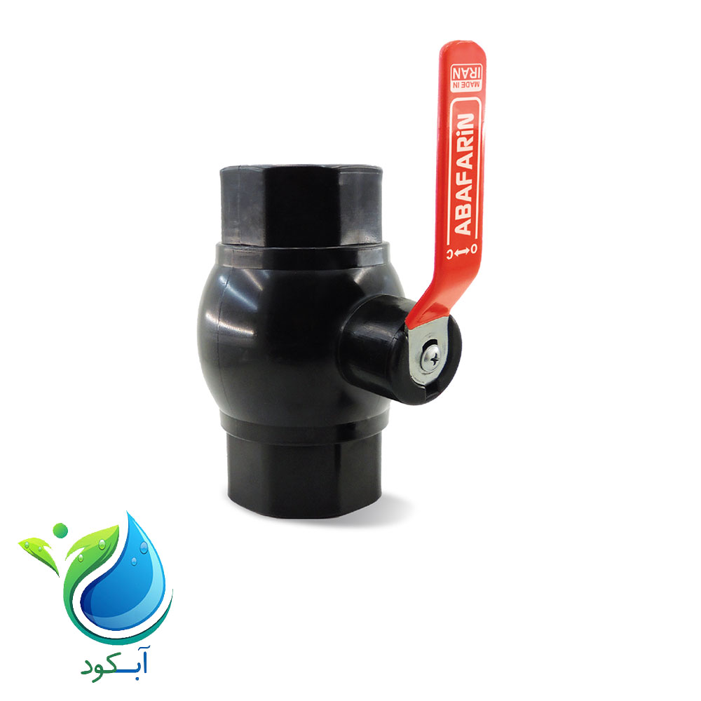 شیرتوپی 90 میلیمتر ماده دسته فلزی آبافرین 3 اینچ_آبکود