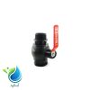 شیر توپی 1/2 اینچ یکسر نر یکسر ماده دسته فلزی آبافرین _آبکود